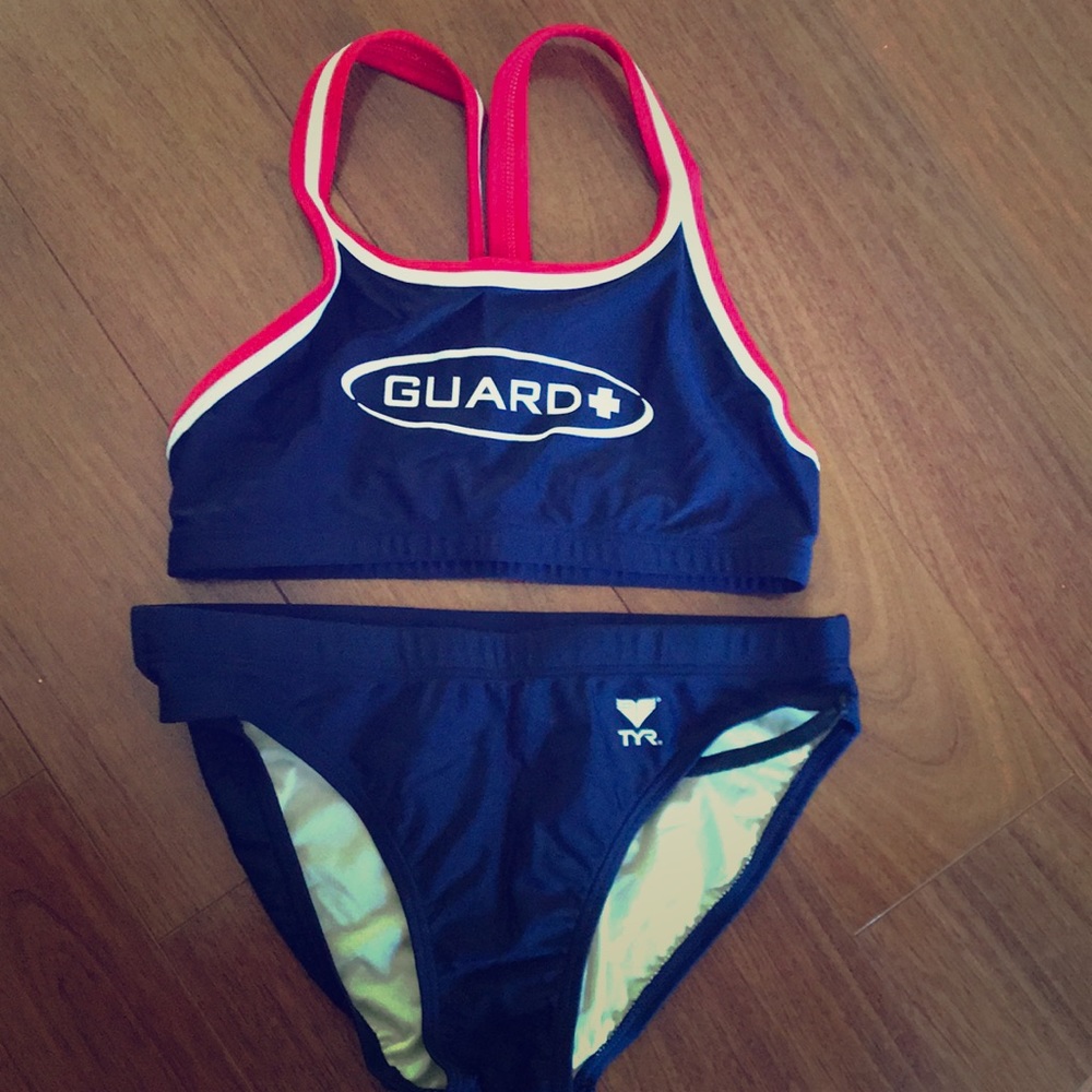 NWOT lifeguard workout bikini (TOP AND BOTTOM)